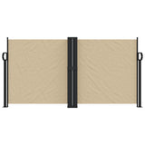 ZNTS Retractable Side Awning Beige 120x1000 cm 4004705