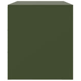 TV Cabinets 2 pcs Olive Green 67x39x44 cm Steel 841640