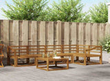 Outdoor Sofa Set 6 pcs Natural Solid Acacia Wood 3366442