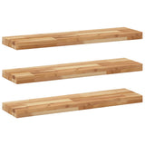 Floating Shelves 3 pcs 80x20x4 cm Oil Finished Solid Wood Acacia 3279585