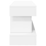 Electric Fireplace White 100 x 30 x 44 cm Engineered wood 8020776