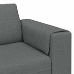 Sofa Set 3 pcs Dark grey Fabric 3335113