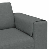 Sofa Set 3 pcs Dark grey Fabric 3335113