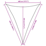 Sunshade Sail 160 g/m Dark Green 4x5x5 m HDPE 311481