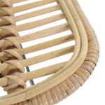 ZNTS Bar Chairs 2 pcs Natural Rattan 285232