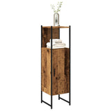 Bathroom Cabinet Old Wood 33x33x120.5 cm Engineered Wood 857706