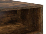 Coffee Table Smoked Oak 80 x 46 x 35 cm Engineered Wood 8000224