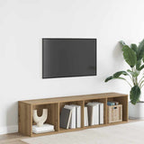 Book Cabinet/TV Cabinet Artisan Oak 36x30x143cm Engineered Wood 855813