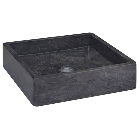 ZNTS Sink Black 40x40x10 cm Marble 149169