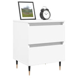 Bedside Cabinets 2 pcs White 40x35x50 cm Engineered Wood 826861