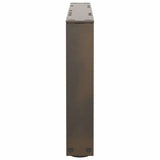 Coffee Table Legs V-Shape 2 pcs Natural Steel 60x cm Steel 4012615