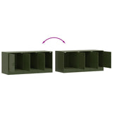 TV Cabinet Olive Green 99x39x44 cm Steel 841647