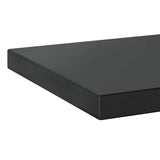 Wall Shelves 2 pcs 50x30 cm Black Stainless Steel 30294