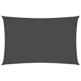 Sunshade Sail Oxford Fabric Rectangular 5x8 m Anthracite 135111