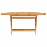 Garden Dining Set Folding 5 pcs Brown Solid Acacia Wood 3375726