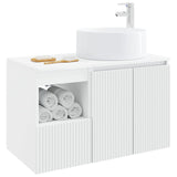 Bathroom Furniture Set 2 pcs White Engineered Wood 3404104