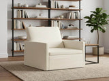Armchair Cream 70 x 81 x 82 cm Corduroy Fabric 42041036