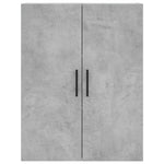 Highboard Concrete Grey 69.5x34x180 cm Engineered Wood 3195927