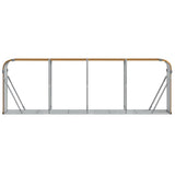 Log Holder Wood Look 300x45x100 cm Galvanised Steel 364586