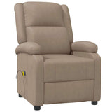 Massage Chair Cappuccino Faux Leather 340168