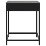 Bedside Table with Infinity LED Black 40x40x51 cm 3284091
