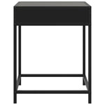 ZNTS Coffee Table with Infinity LED Black 40x40x51 cm 847672