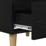 Bed Cabinets 2 pcs Black Oak 40 x 35 x 50 cm Engineered Wood 885673