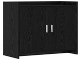 Sideboard Black Oak 72 x 36 x 80 cm Engineered Wood 8011092