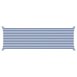 Sun Shade Sail Blue and White 2 x 6 m 100% Polyester Oxford 42031090