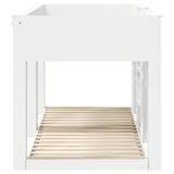 Bunk Bed for Kids White 90 x 190 cm Engineered Wood 3410395