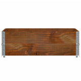 Garden Planter Brown 120x80 cm Solid Wood Pine 3295386