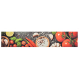 Kitchen Rug Washable Vegetables 60x300 cm Velvet 136539