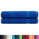 Premium Towels "SOLUND" 2 pcs Blue 100x200 cm 600 gsm 137197