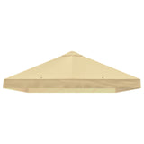 Gazebo Canopy Cover 6 x 3 m Cream Polyester 190 900399