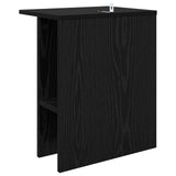 Coffee Table 2 pcs Black Oak 40 x 30 x 49 cm Engineered Wood 8001066