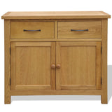 Sideboard 90x33.5x83 cm Solid Oak Wood 242744