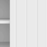TV Cabinet High Gloss White 102 x 34.5 x 52 cm Engineered Wood 894469