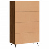 Highboard Brown Oak 69.5x31x115 cm Engineered Wood 828211