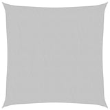 ZNTS Sun Shade Sail Light Grey 3.6x3.6 m 100% Polyester Oxford 4000402