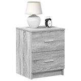 Bedside Cabinets 2 pcs with 2 Drawers Grey Sonoma 40x36x50 cm 858796