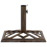 Umbrella Base Bronze 44x44x31 cm Cast Iron 317762