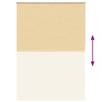 Roller Blind Blackout 140 x 230 cm Beige 240170