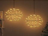 Ball 2 pcs Warm white 40 x 40 x 42 cm Metal 192 LEDs 42019110