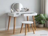 Dressing Table FAUSKE White 76 x 50 x 78 cm 42040686