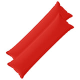Cushion with Pillow HOUTEN 2 pcs Red Polyester 934450