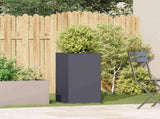 Planter Anthracite 40x40x80 cm Cold-rolled Steel 860705