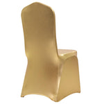 6 pcs Chair Covers Stretch Gold 133556