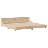 Bed Frame without Mattress 180x200 cm Super King Solid Wood Pine 3323641