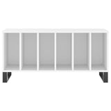 Record Cabinet White 100x38x48 cm Engineered Wood 831756