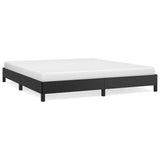 Bed Frame without Mattress Black Super King Faux Leather 349843